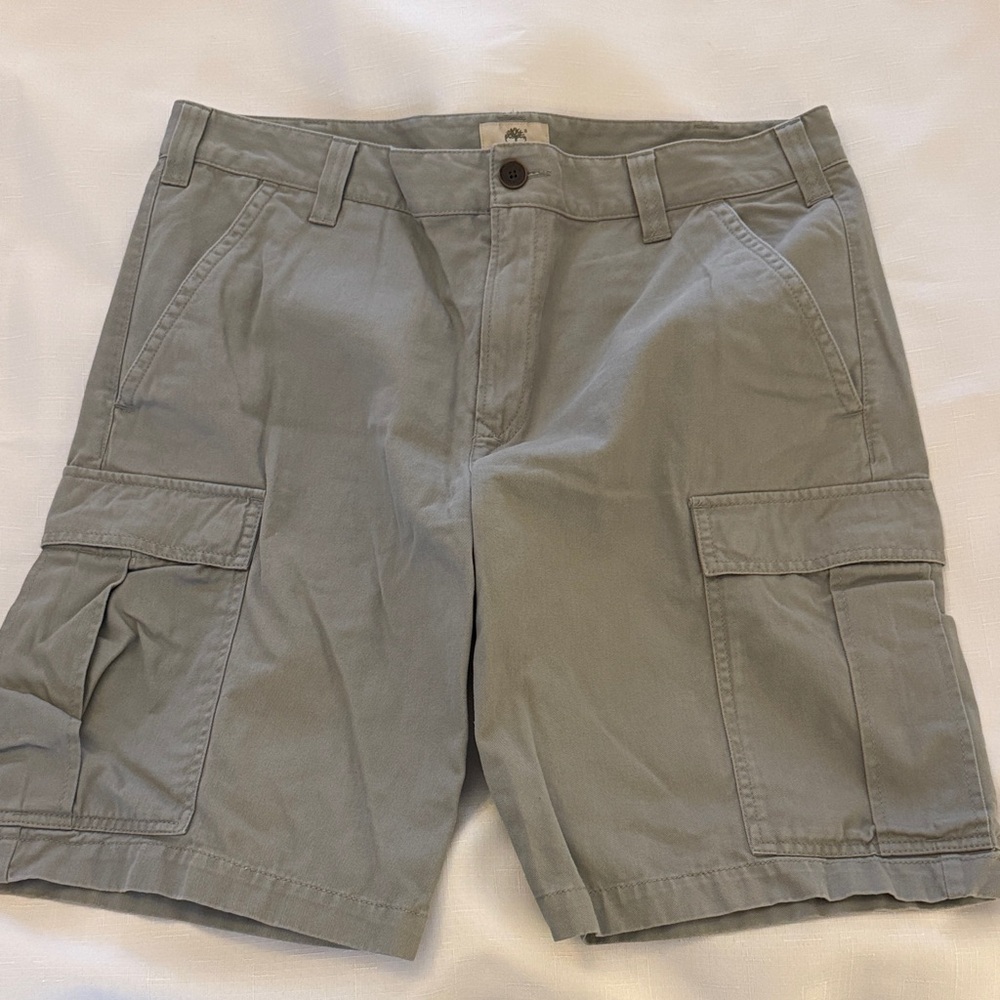 Men's Timberland Gray Cargo Shorts